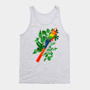 Rainbow macaw Tank Top